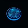 Car Interior Lighting LED Car Coaster USB Rechargeable Cup Light Car Accessories White USB Rechargeable Battery
