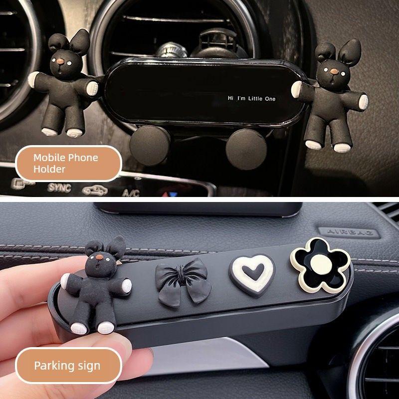 Cute Car Phone Holder for Navigation, Dedicated Car Mount, Female Air Vent Phone Holder