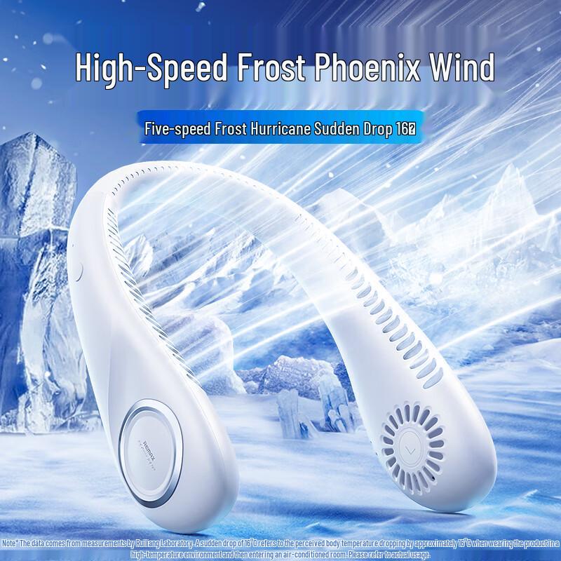 

Remax 16°C Cooling Bladeless Neck Fan 24-Hour Battery Life