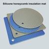 4Pcs Silicone Trivet Mats for Hot Dishes Heat Resistant Hot Pads Pot Holders Flexible Placemats Non-Slip Multi-Purpose Kitchen Tool