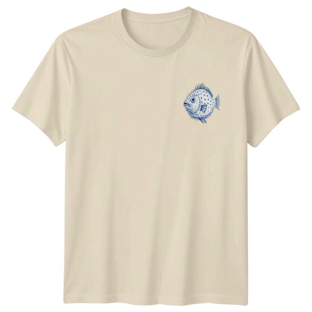 Pufferfish Marine Life Animals Unisexs TShirt Unisexs Tee Graphic Unisex Top