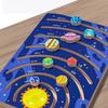 Neue Montessori Holzspielzeuge Acht Planeten Puzzle Erde Sonne Sonnensystem Planeten Planeten Kognition Lernspielzeug Kindergeschenke