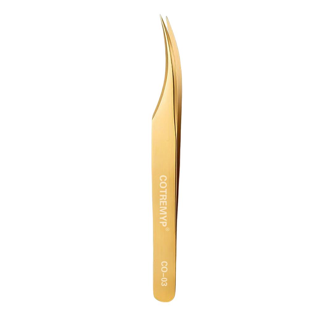 Professional Lash Tweezers False Eyelash Extension Grip High Precision Stainless Steel Tweezer tools for Hair Eyebrows