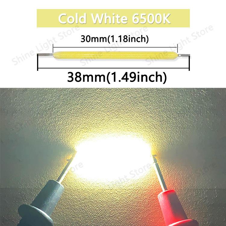 10~1200pcs 3V Filament LED 38mm LEDS Edison Light Bulb Decoration Home Wedding Party Camping Lighting Diod Accessories