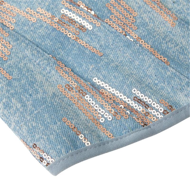 Girl Low Cut Strapless Vest Sexy Overbust Sequins Fishboned Corset Nightclub Banquets Party Body Slimming Strapless Vest