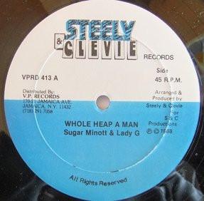 

12inch Record SUGAR MINOTT & LADY G - Whole Heap A Man VPRD413 Steely & Clevie 1988 US Reggae, Ska & Dub Used