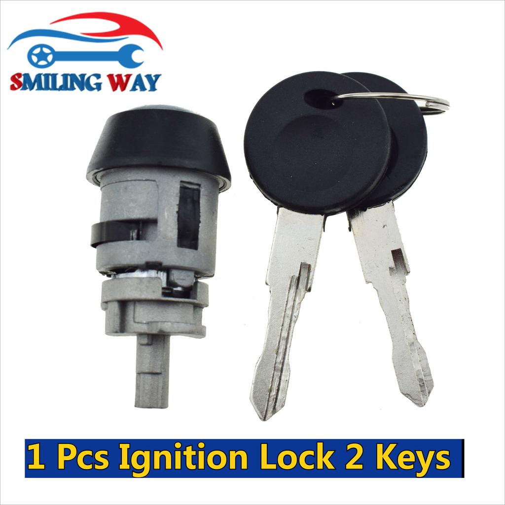 Steering Ignition Lock Cylinder 2 Keys or Housing For VW Golf 1 2 3 I II MK1 MK2 Jetta Cabrio Caddy Scirocco Passat Polo Vento