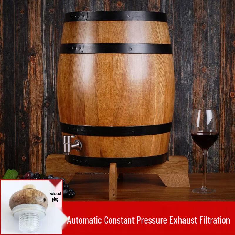 Solid Wood Oak Wine Barrel