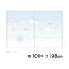 MORIPiLO Sanrio Lace Curtains Cinnamoroll Pattern Connecting Single Picture Art 100cm X Set of Cute Sanrio Cinnamon Blue Makura No Morishita (Picture