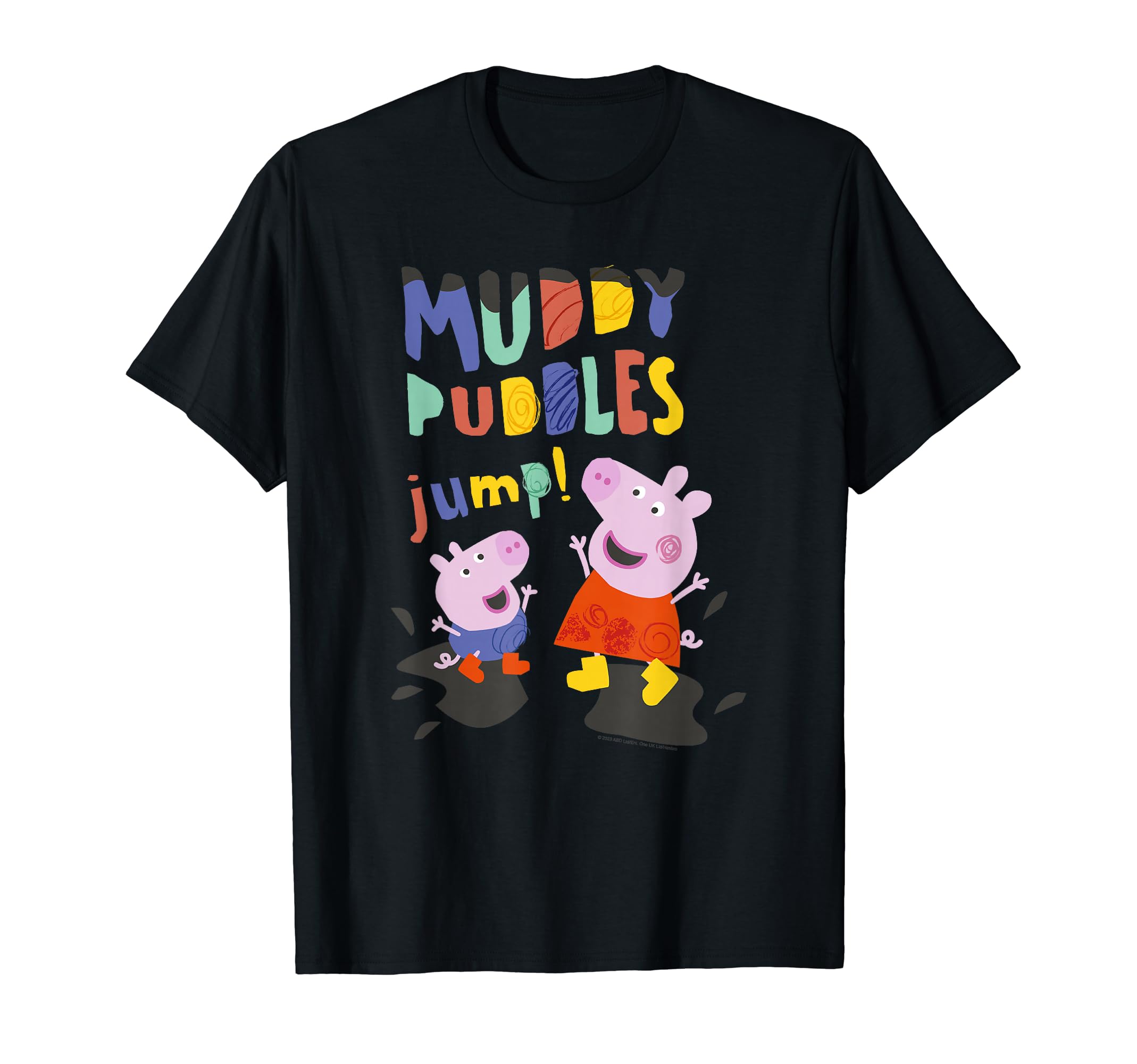 Peppa Pig Muddy Puddles Jump! Peppa & George Having Fun T-Shirt
