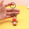 4 Pieces Xmas Keyring Bag Pendent Compact Size Sweet Gift Festival Accessories Christmas Decor Hanging Ornament Holiday Supplies