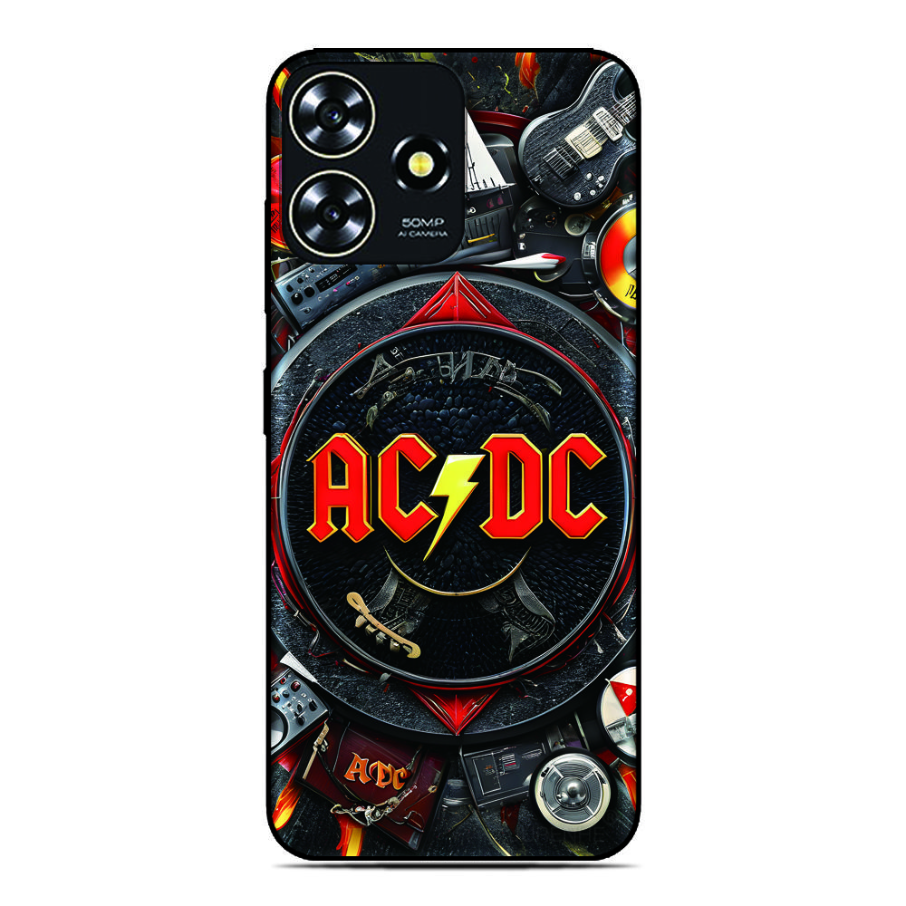 Music AC-DC Phone Case For ZTE Blade V80 V60 V50 Design 4G V30 V40 Vita Axon 60 50 40 Lite 30 Pro 11 V41 Smart A3 A5 Cover