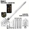 2026 Folding Survival Shovel - 3-Section High Carbon Steel