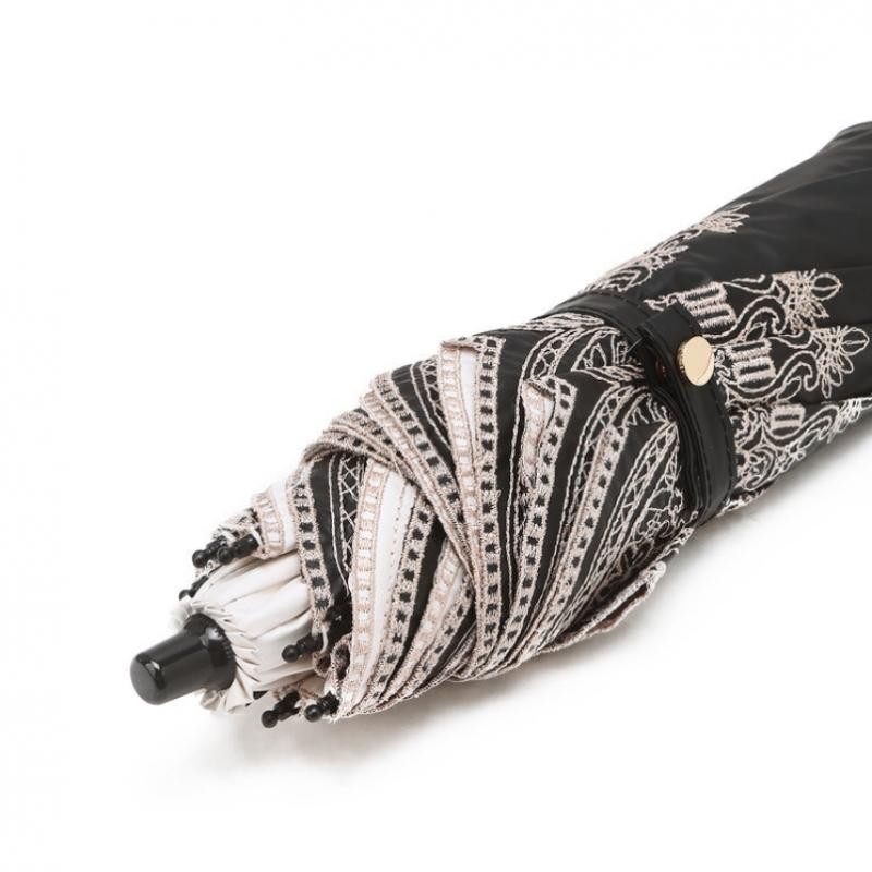 Daks Ivory Sequin Embroidered Umbrella  Umbrella Combo  Dbum6e107i2