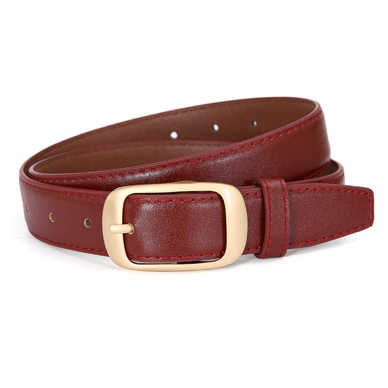 

Ремень Джинсы Женские Свободный Ремень Черный Украшения Премиум Sense Simple 105cm тёмно-рыжий