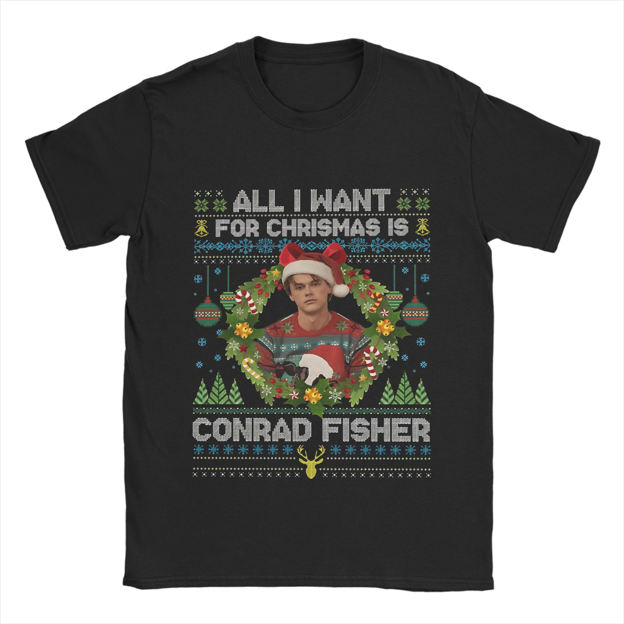 

Conrad Fisher Retro T-Shirts for Men Funny 100% Cotton Tees Crew Neck Short Sleeve T Shirts Original Clothing 5XL різнокольоровий