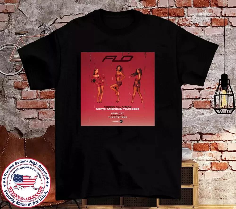 FLO Band 2025 North America Tour T Shirt Full Size S-4XL Unisex T-Shirt S