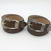 Spice Girl Brown Texture Niche Pin Buckle Belt Ladies Belt Print Pattern Batch Belt Unisex