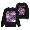 Women's Fashion Casual Print Casual Long Sleeve Round Neck Sweatshirt Top
