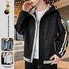 New Men's Jacket Spring and Autumn Korean Style Trendy Handsome Versatile Casual Men's Top Hooded Jacket