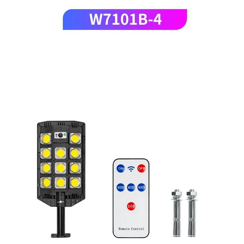 

LED Super Bright Outdoor Solar Powered Lamp Waterproof Motion Sensor Human Induction Solar Garden Light Yard Garage Light W7101A-4