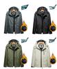 Winddichte Outdoor-Jacke mit Fleece-Futter für Herbst/Winter