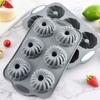Dishwasher Safe Silicone Cake Molds 6 Cavity For Baking And Crafts HX6C