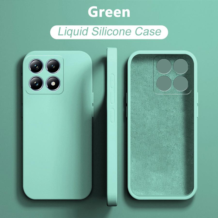 Liquid Silicone Soft Phone Case Cover for Xiaomi 14T / 14T Pro Redmi 14C 4G