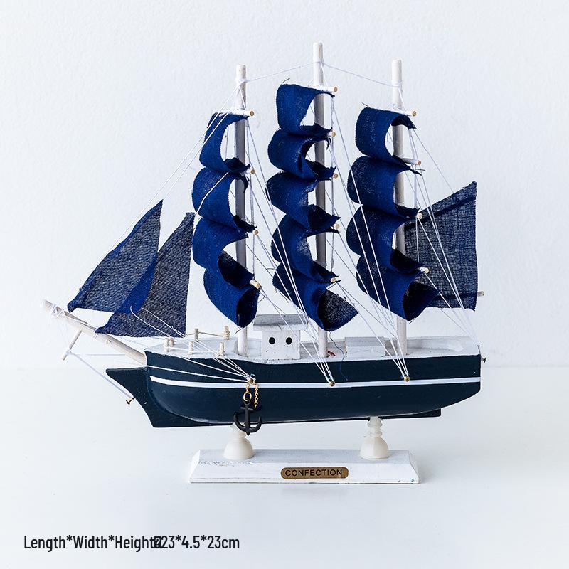 Sailboat Ornament: Creative Home Décor for Living Room, Wine Cabinet, Graduation Gift, or Office Desktop