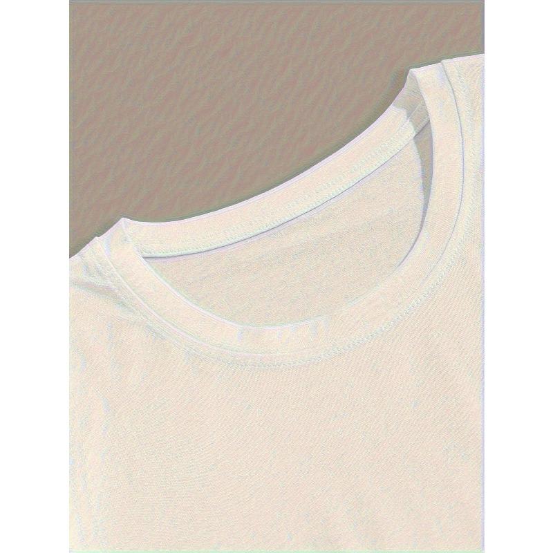 European Sizes Men's Round Neck T-Shirt with Heart Drip Design for Casual Daily Wear Casual Comfortable Men's Shirt