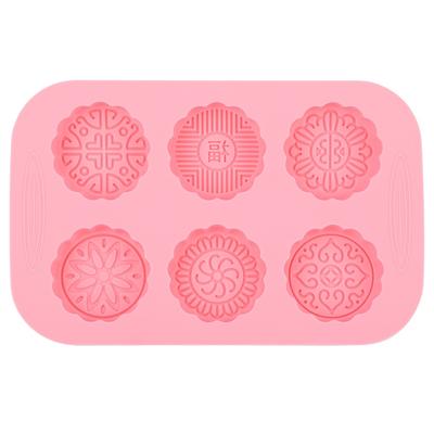 Silicone Mooncake Mold 25*16*2cm Chocolate Mold Diy Ice Cream Mold  Kitchen Use