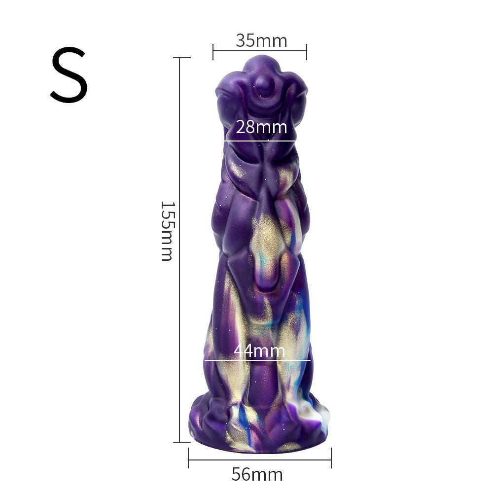 Liquid Silicone Anal Plug  Thick And Large  Shaped Dildo SM Masturbator  Adult Sex Toy