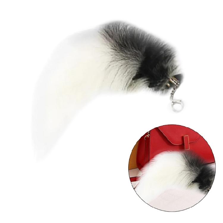 Plush Tail Charm Key Holder Keyring Pendant Decorations Purse Bag Charm
