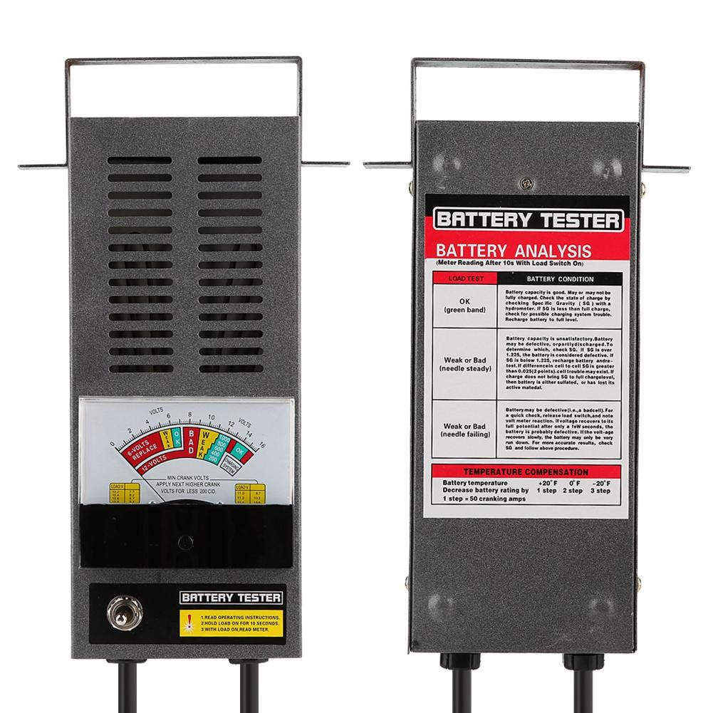 6V 12V Auto Digital Batterie Tester Last Volt Ladesystem Tester Analysator Diagnosewerkzeug