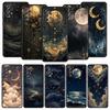 Fashion Starry Sky Stars Phone Case for Samsung Galaxy A55 A35 A17 A07 A15 A13 A25 A51 A71 A72 A73 A32 A52 A52S A41 5G Soft TPU