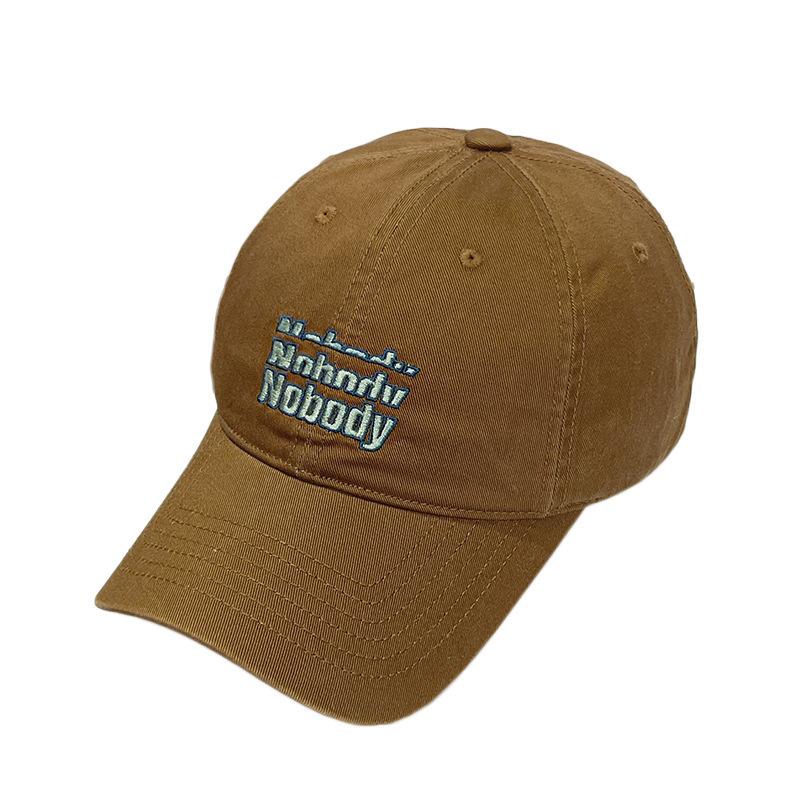Face showing Small Hat for Women In Summer Korean Version Letter Embroidery Fashion Baseball Cap Spring and Autumn Sun Protection Baseball Cap Men