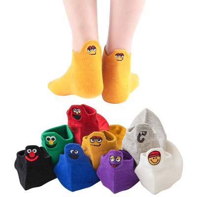 Calcetines tobilleros de Barrio Sésamo resistentes al olor, juego de 8 pares [Sekuzy], calcetines, moda, bonitos, no voluminosos, unisex