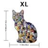 Cat Jigsaw Puzzle: Wooden Irregular Shapes with Piggy Bank Function