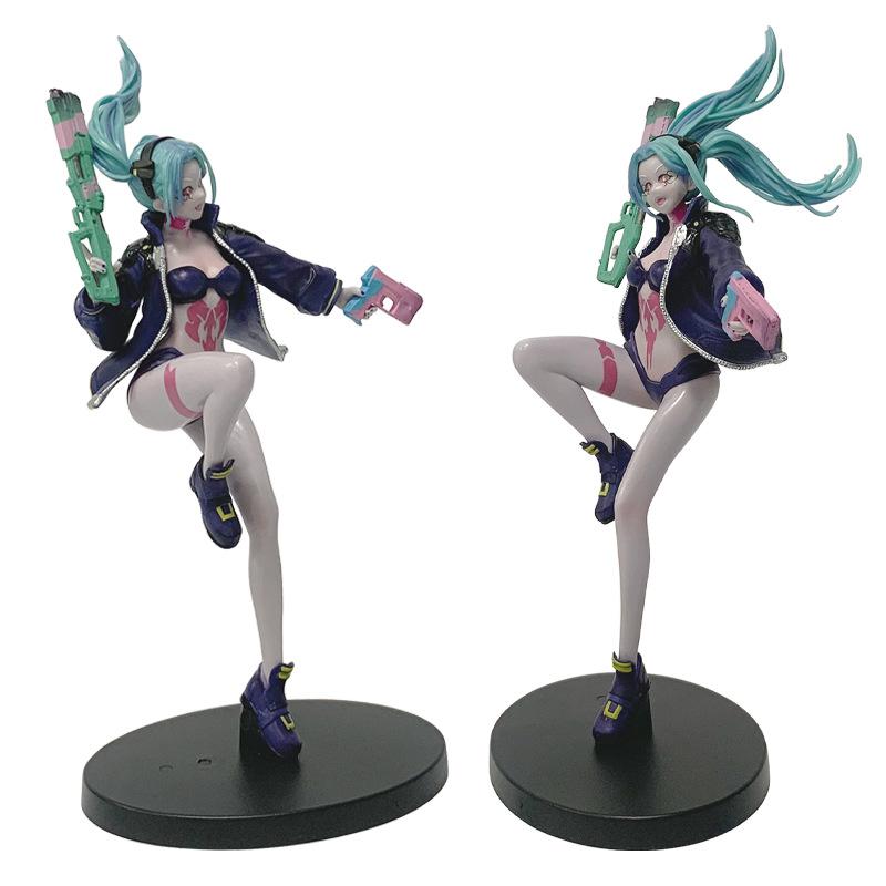 Anime Cyberpunk Edgerunners Rebecca Figure Model Toy Collection Gift
