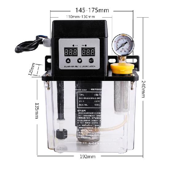 Duanrun 1 litre automatic gear pump DRB-150/1C oil pump oil injector CNC machine tools engraving machine oil pots
