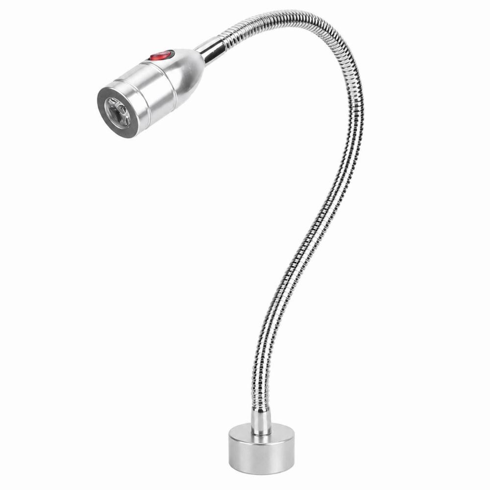 Flexible Gooseneck LED Desk Light Magnetic Base Work Light High Brightness Work Desk Light Grill