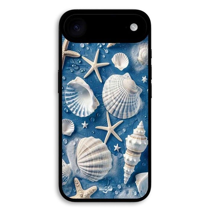 Coque de téléphone - MANIACASE - iPhone 17 Air - Silicone - Souple - Coquillages étoiles océan