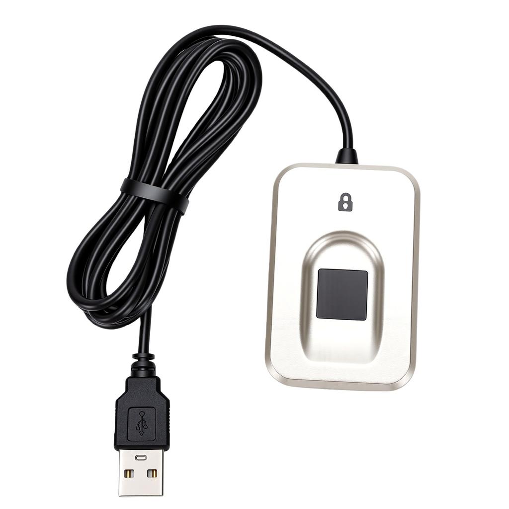 USB Fingerprint Reader Plug and Play Fast Response Portable Fingerprint Scanner for PC Login