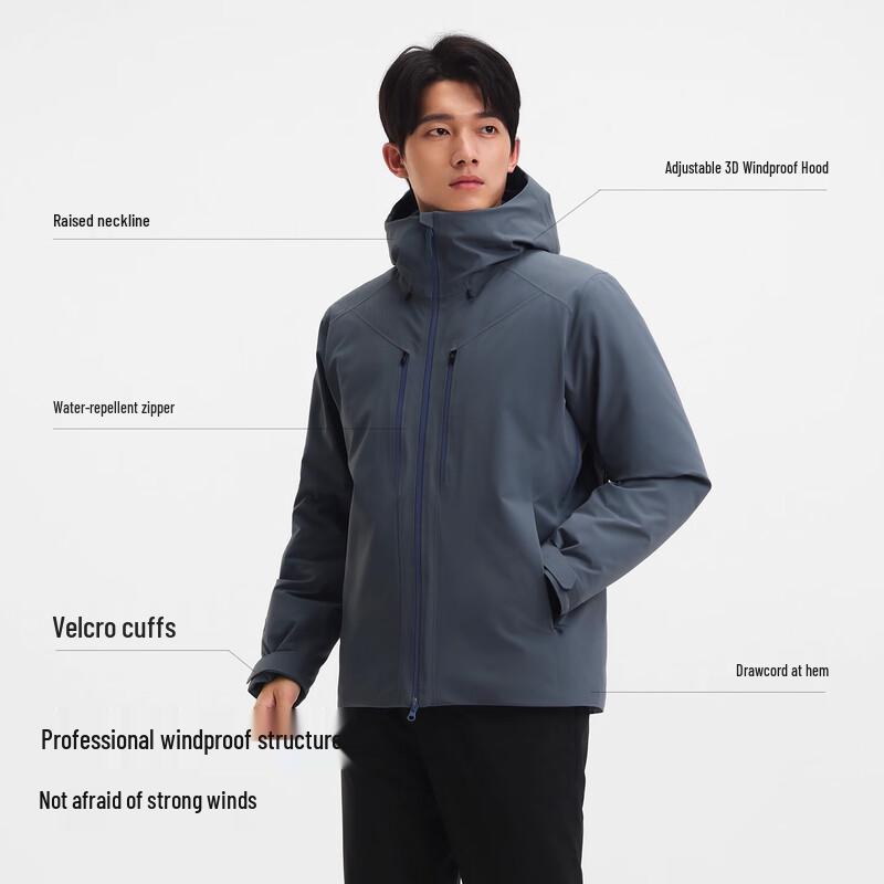 Pelliot Men's Outdoor Down Hardshell Jacket 105401053