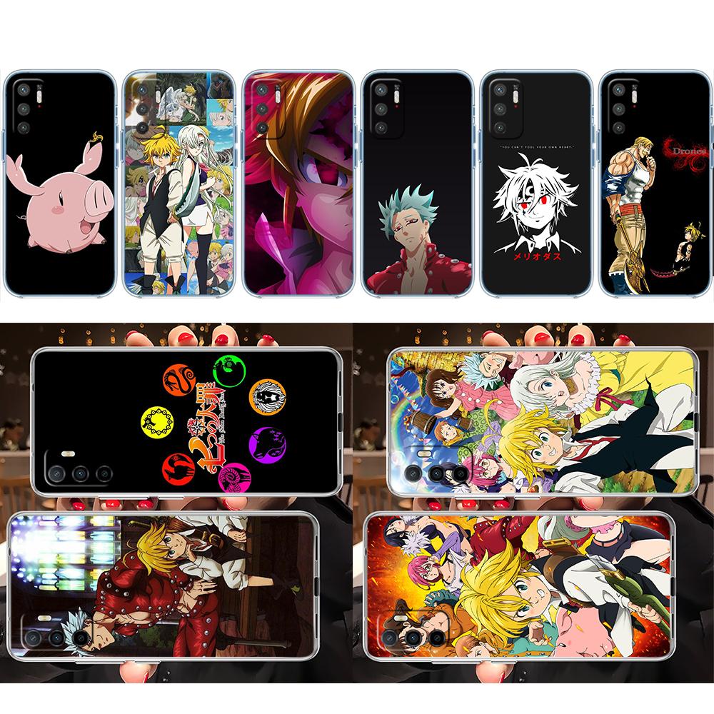 LO85 S-Seven D-Deadly Sin Soft Shell Transparent Phone Case for Motorola Moto G7 G8 G9 G84 G85 G73 G24 G15 Z2 Play Power Plus
