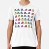 PartyParrot Tile (white) S To 5XL Made In the AU/USA T-Shirt