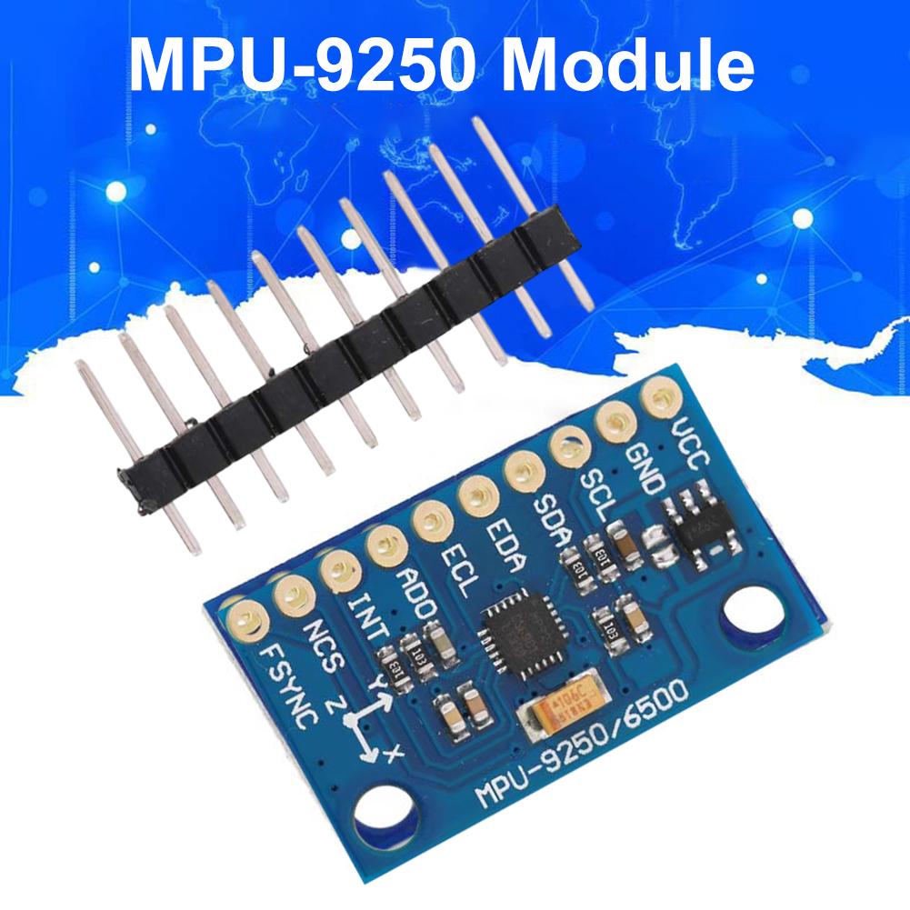 GY-9250 MPU9250 9-axis/9-axis Attitude Sensory Module IIC/SPI Gyro+Accelerator+Magnetometer Sensing Device 3-5V Power