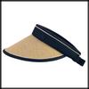 Sun Long Brim CA554 [White Fang] Visor, Visor, Plain, Hat, Foldable, Lightweight, Running, Cap, Women's (Black)