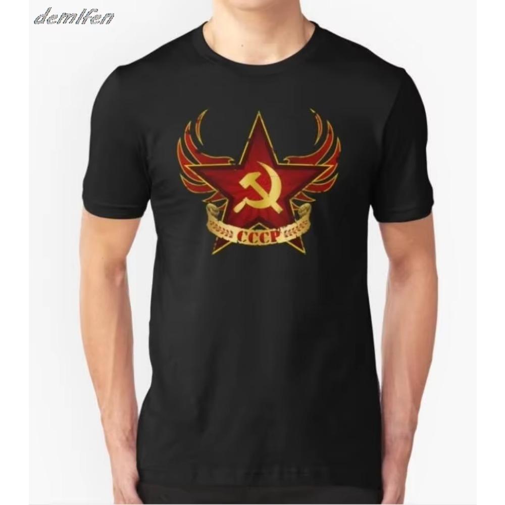 Russia CCCP Yuri Gagarin T-Shirt USSR Summer Cotton Short Sleeve O-Neck Men's T Shirt Family Soviet Cosmonaut 1961 T-shirt S-3XL