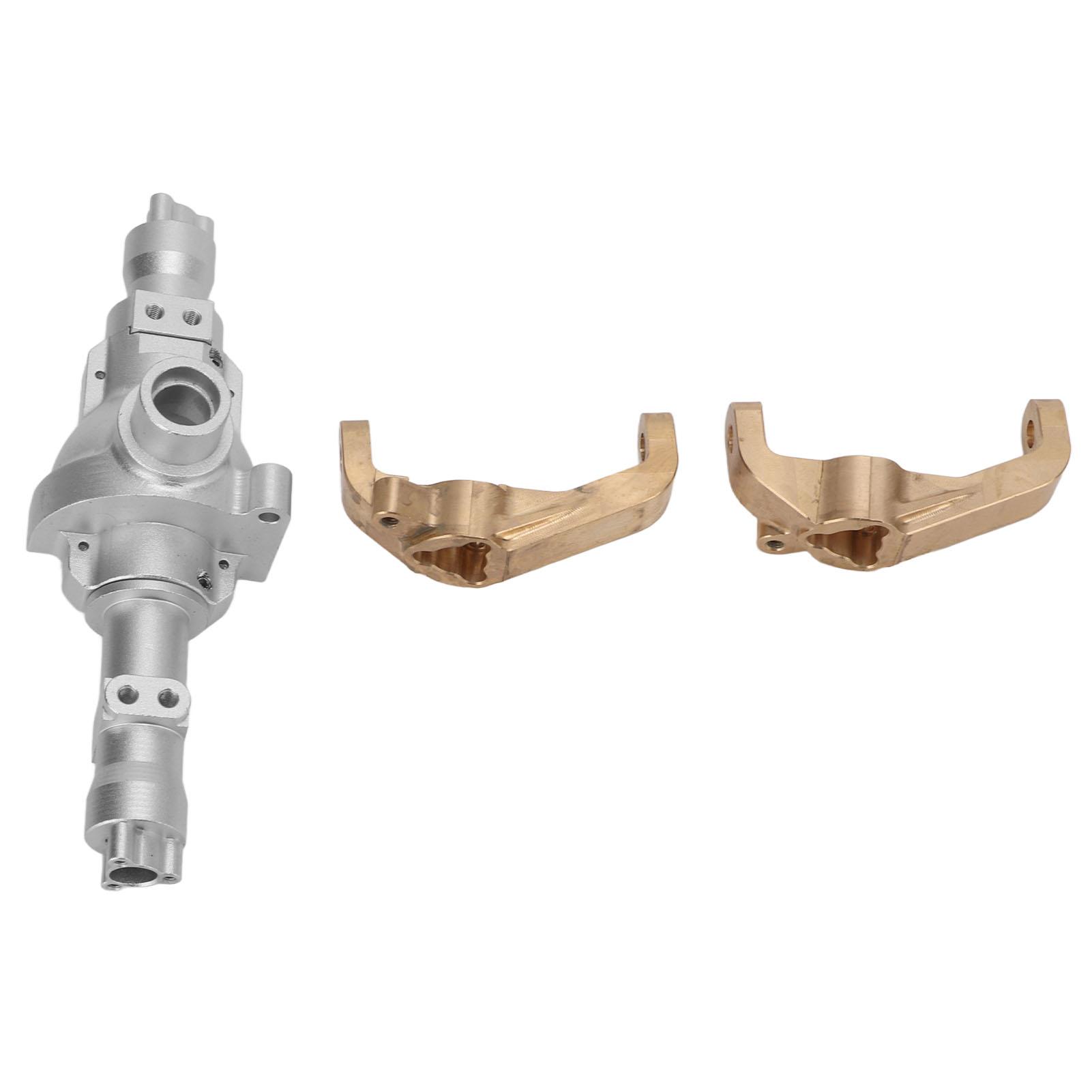 

Алюмінієвий корпус центральної коробки передач Латунні передні C-ступиці Опори кастора для Redcat Gen8 Scout II 110